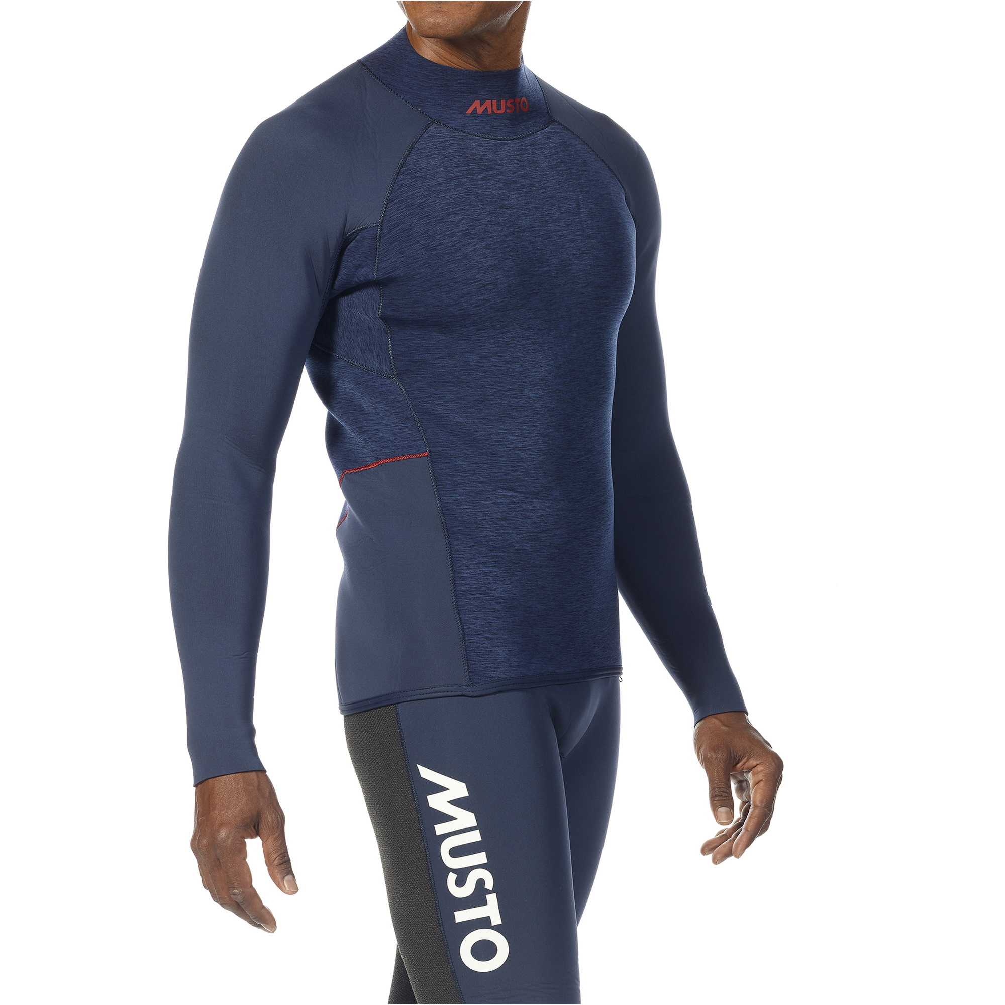 2026 Musto Männer Flexlite Alumin 3.0 Langärmel 3mm Neoprene Top 82073 - Midnight Marl